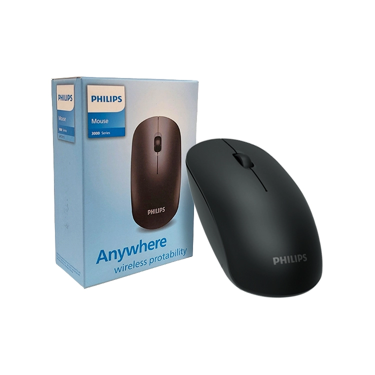 Mouse Philips Serie 3000 Wirelless USB 1600DPI Negro Art.SPK7315B